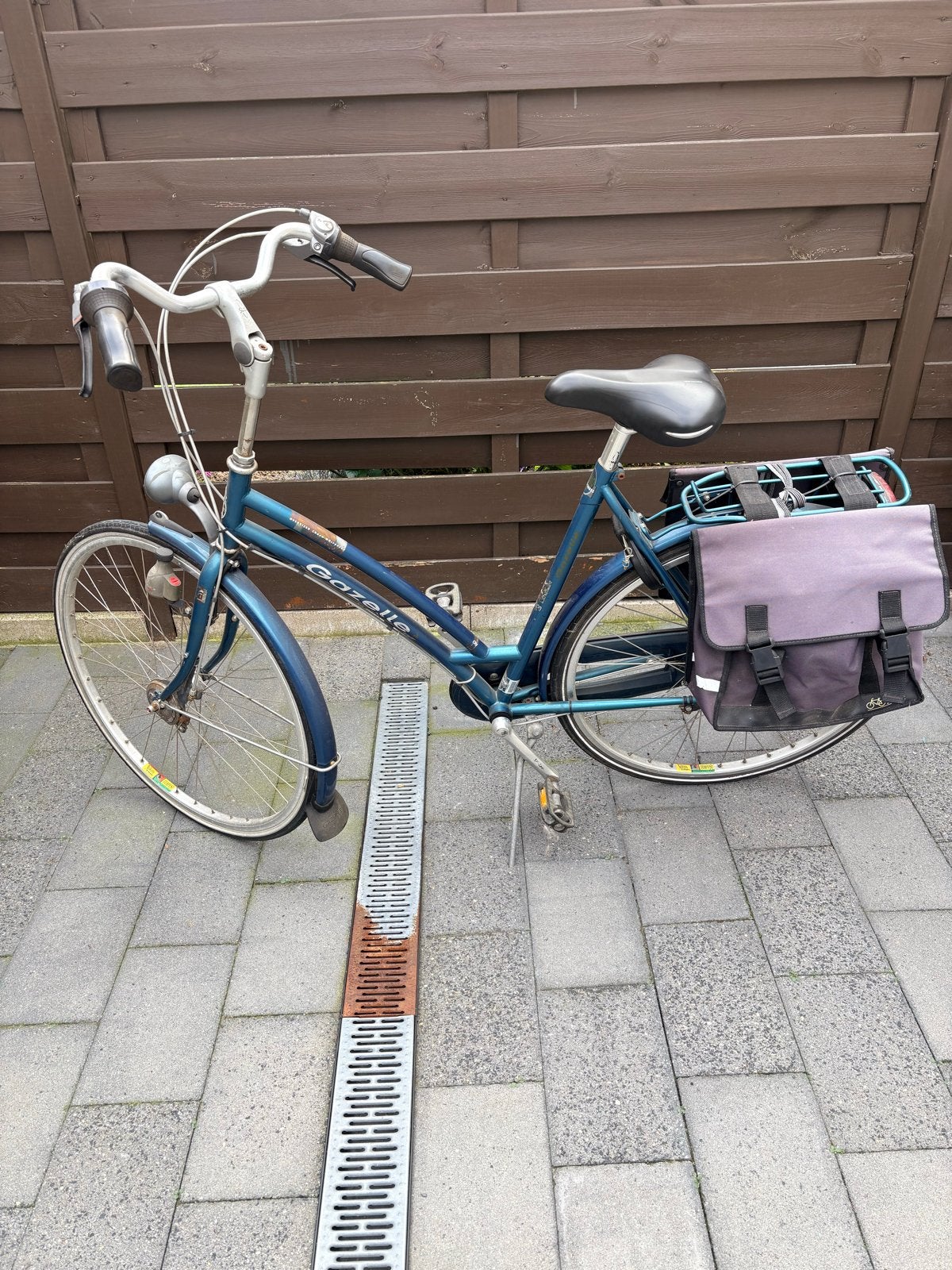 Gazelle Avignon damesfiets 56cm, 28 inch met fietstas, Gebruikt, Versnellingen, Gazelle, 56 cm of meer