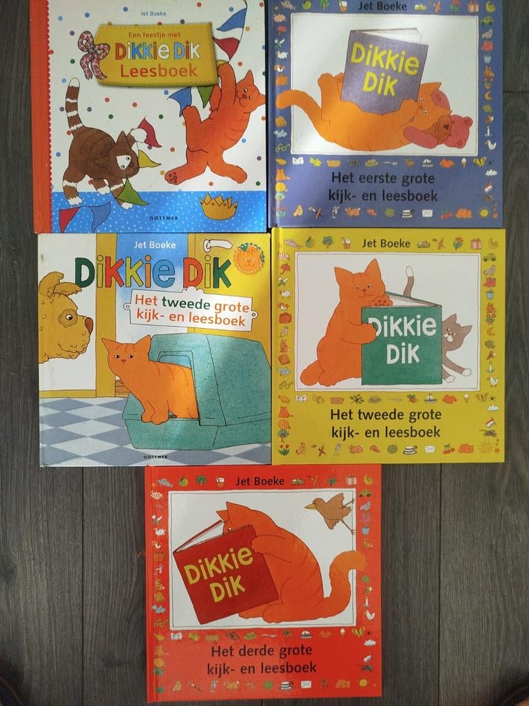 DIKKIE DIK GROTE KIJK EN LEESBOEKEN COLLECTIE HARDCOVER, Ophalen of Verzenden, Zo goed als nieuw, Jet Boeke, Fictie algemeen