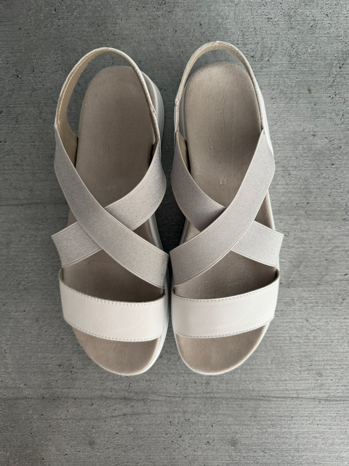 Dames sandalen maat 43 van Ulla Popken - Remonte, Verzenden, Wit, Remonte, Sandalen of Muiltjes