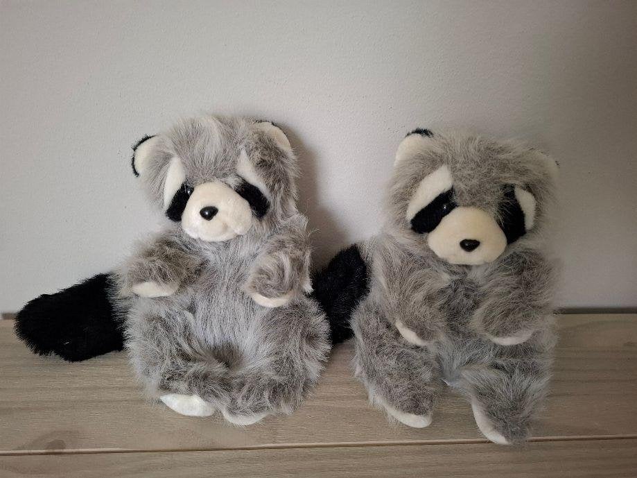 2 knuffel wasberen, Ophalen of Verzenden, Zo goed als nieuw, Overige typen