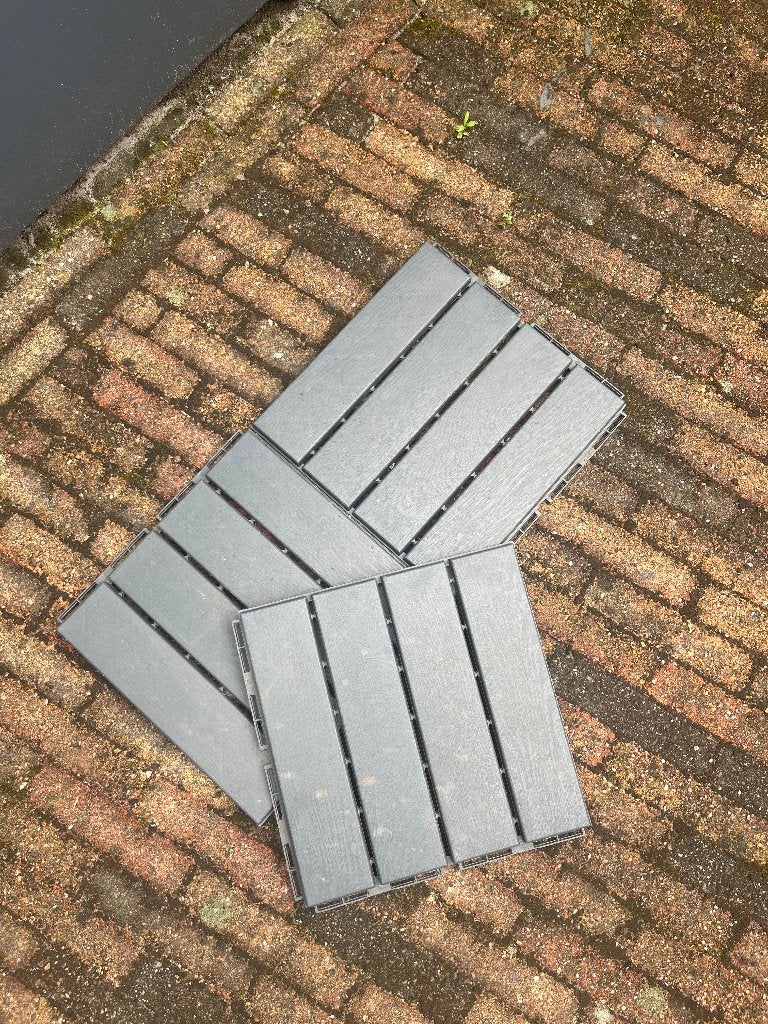 Vlonders, Tuin en Terras, Ophalen, Zo goed als nieuw, Kunststof