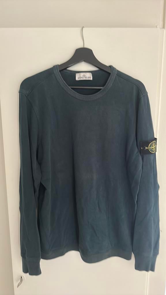 Stone island sweater maat m zgan. kleur is donkergroen., Ophalen of Verzenden, Zo goed als nieuw, Maat 48/50 (M), Groen