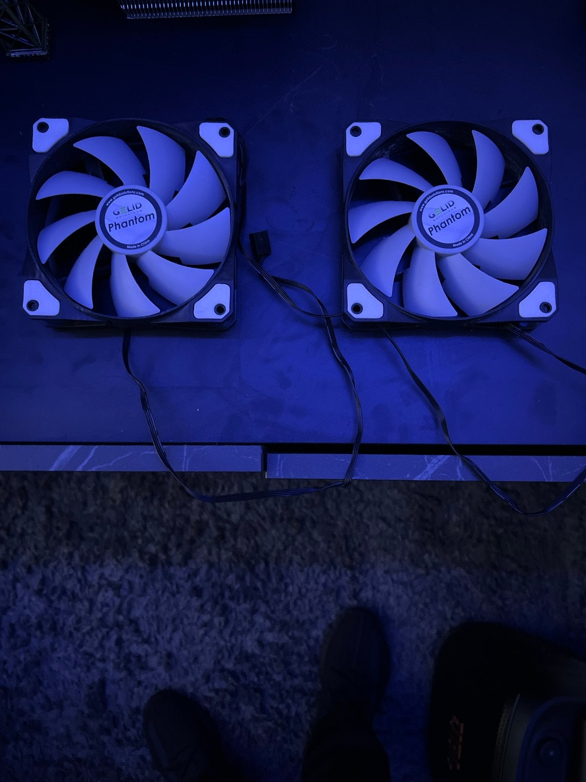 GELID Phantom PC ventilatoren (2 stuks), Computers en Software, Ophalen, Gebruikt, Luchtkoeling