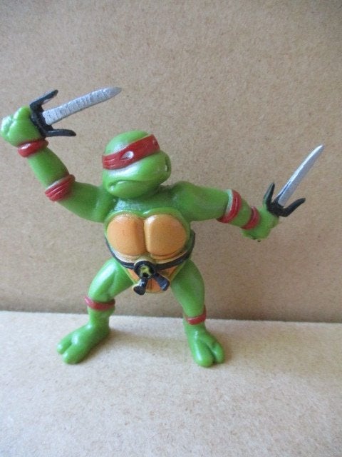 adv11254 turtles poppetje 15, Ophalen, Overige figuren, Gebruikt, Beeldje of Figuurtje