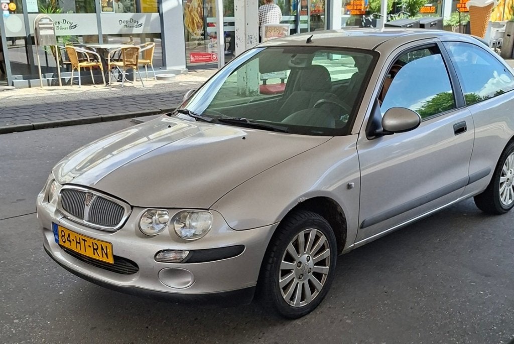 Rover 25 1.4 3DR - 2001 - Zilvergrijs, Auto's, Rover, Voorwielaandrijving, 40 €/maand, Zwart, 4 cilinders