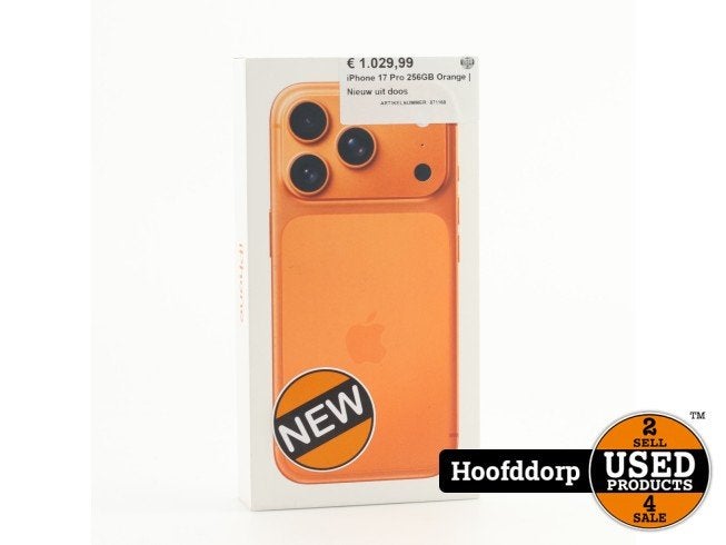iPhone 17 Pro 256GB Orange | Nieuw uit doos