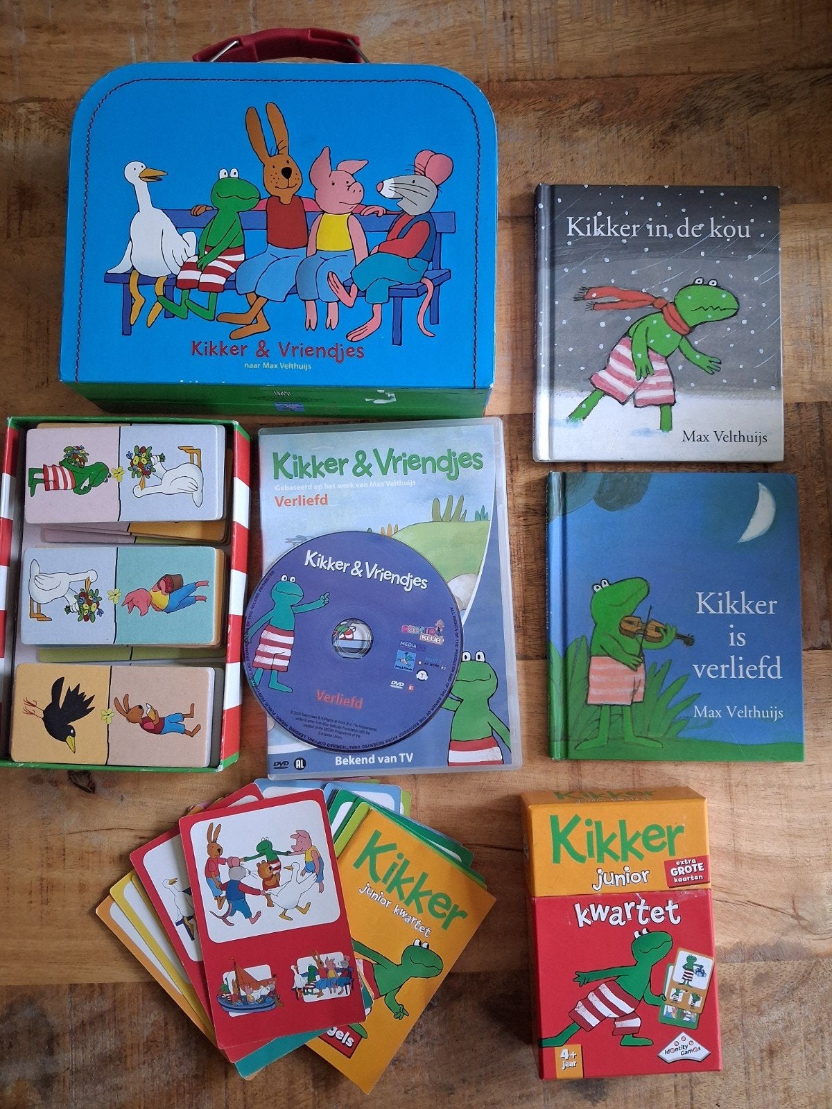 Kikker & Vriendjes Koffer , Boeken, Spellen & DVD, Kinderen en Baby's, Ophalen of Verzenden, Gebruikt, Jongen of Meisje