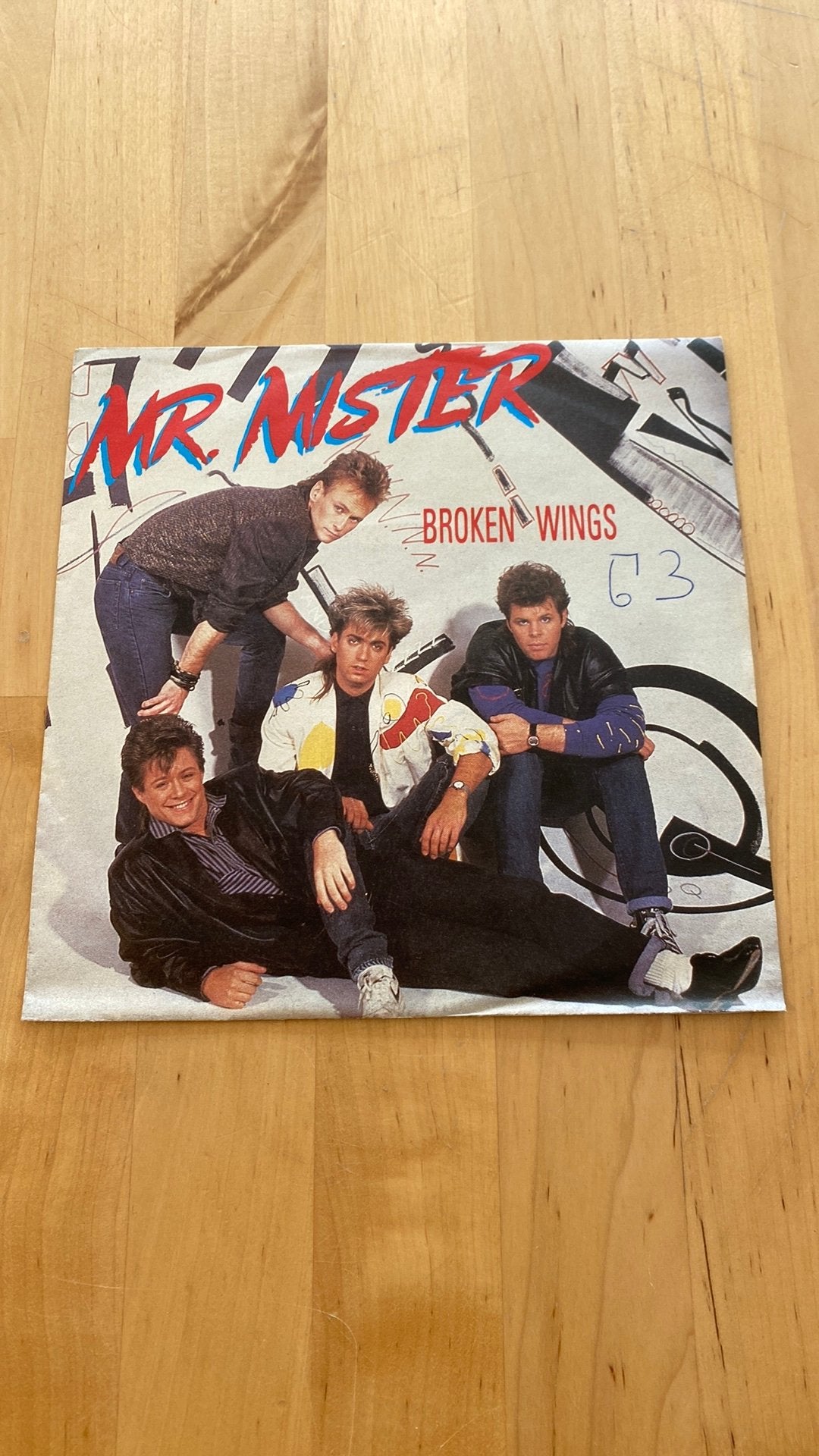 Vinyl single Mr Mister - Broken wings, Ophalen of Verzenden, Zo goed als nieuw, Pop