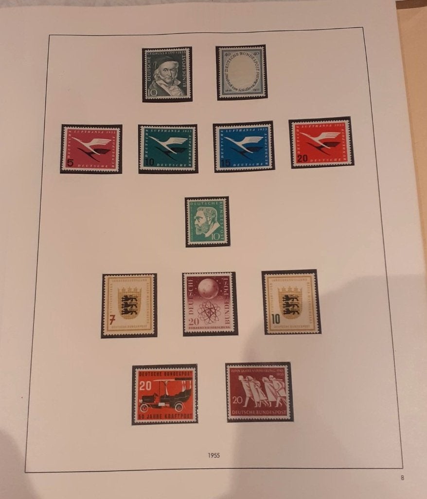 BRD grote verzameling met postfris 1955-1998, Postzegels en Munten, Ophalen of Verzenden, Buitenland