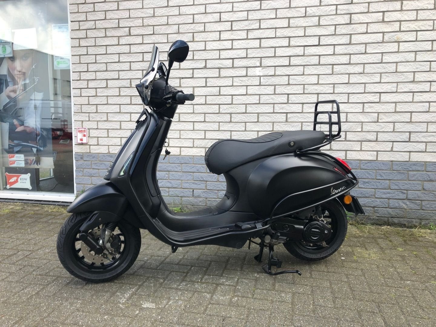 DIKKE VESPA SPRINT S 45KM BROM NOTTE  MAT ZWART BJ2019 8000K, Onbekend, Onbekend, VESPA