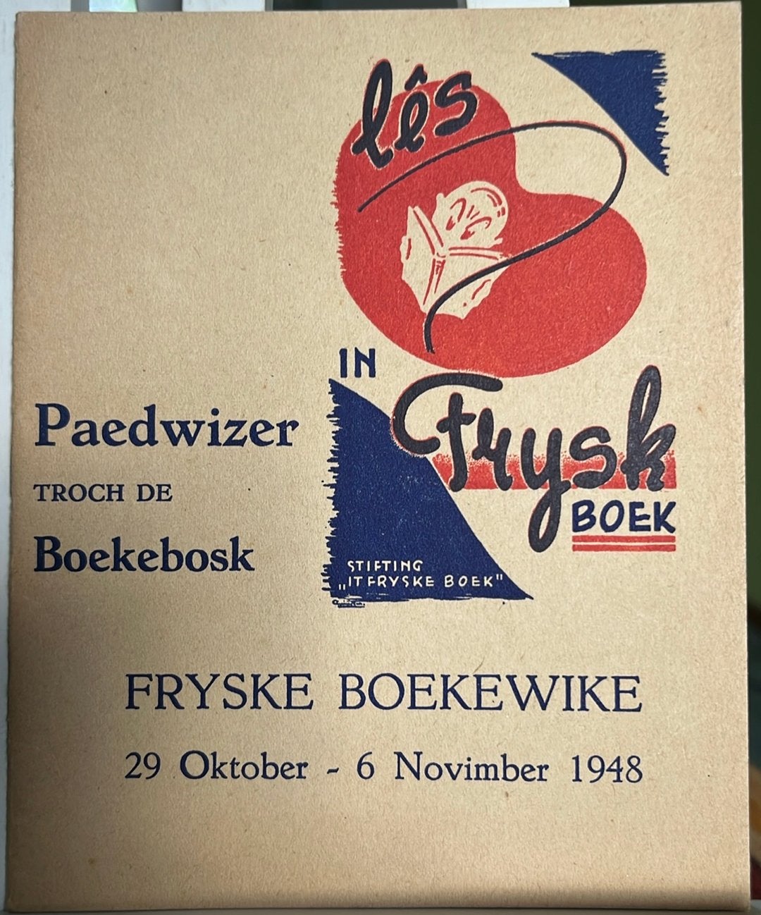 Fryske Boekewike 1948 Fries boekenweek brochure, Ophalen of Verzenden, Zo goed als nieuw