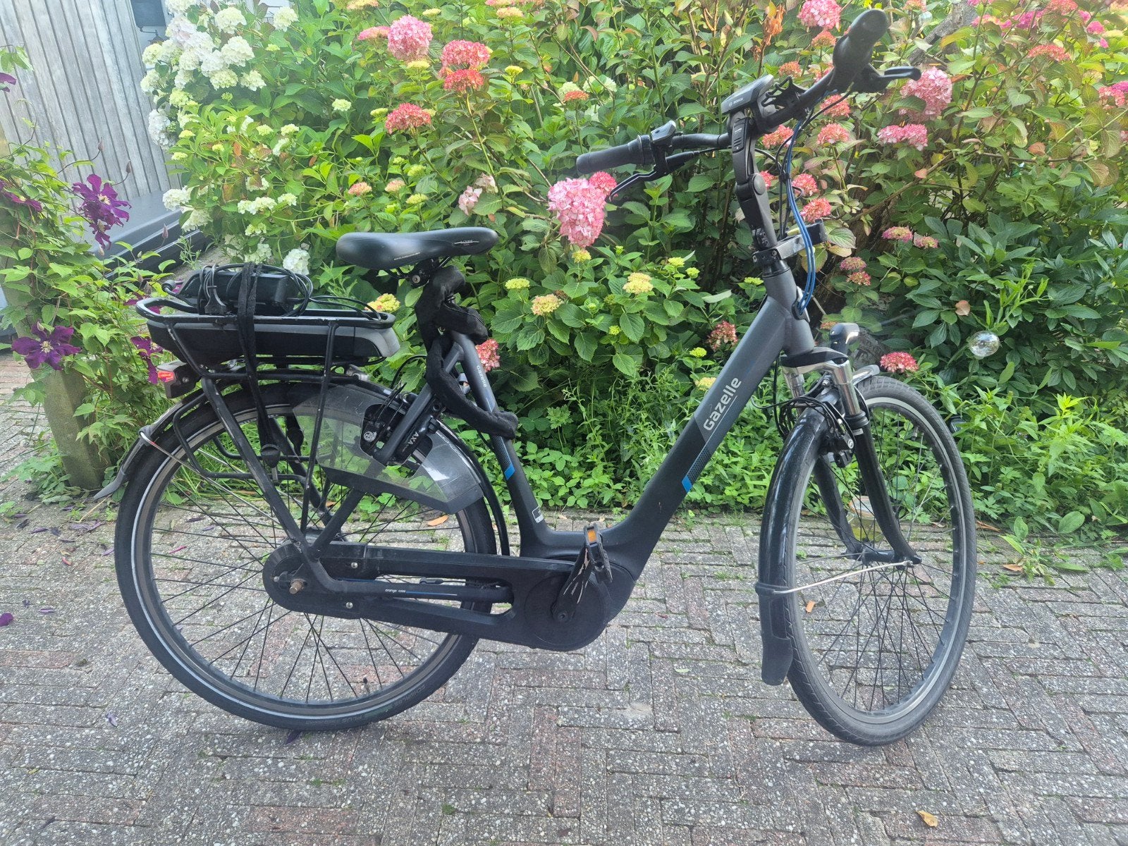 Gazelle elektrische fiets Orange C330, Ophalen, Gebruikt, 50 km per accu of meer, 55 tot 59 cm