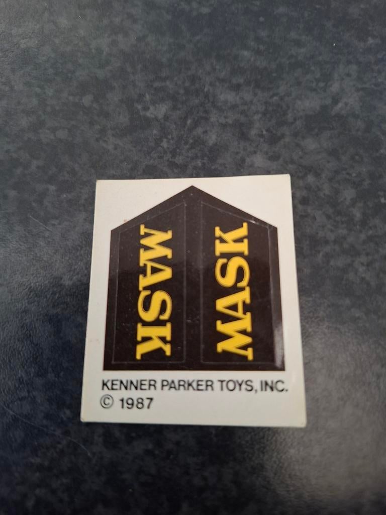Mask stickers origineel uit 1987, Ophalen of Verzenden, Transport