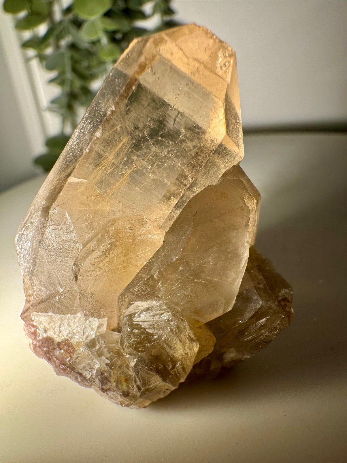 Rutielkwarts cluster, Verzamelen, Ophalen of Verzenden, Mineraal