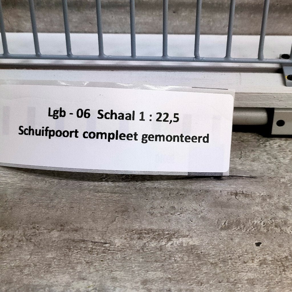 LGB – 06 Schaal 1 : 22,5 Schuifpoort automatisch, Overige merken, Gelijkstroom, Natuur, Nieuw