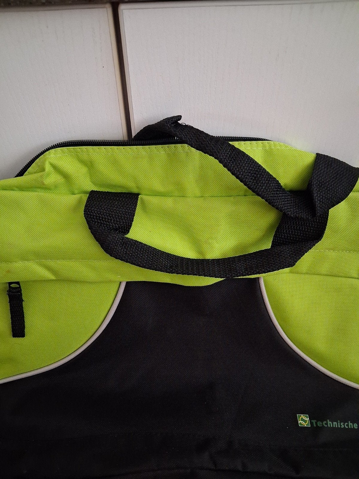 NIEUW ! ZWART/GROENE (LAPTOP)TAS TECHNISCHE UNIE, Ophalen, 30 cm of meer, Zwart, Nieuw