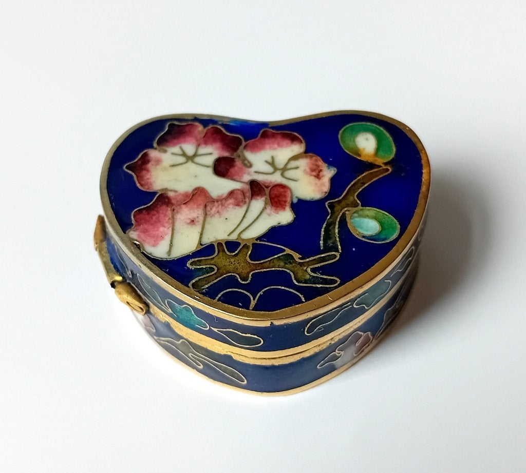 vintage cloisonne verzamelbare pillendoosje, Antiek en Kunst, Verzenden