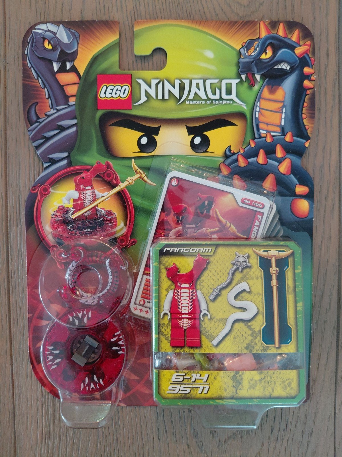 LEGO Ninjago Fangdam 9571 Spinnerset - NIEUW, Lego, Nieuw, Ophalen of Verzenden, Ongeopend/sealed