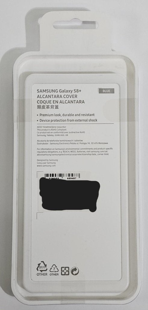 Samsung S8 Plus Cover - Alcantara | Partijhandel 20 stuks, Nieuw, Hoesje of Tasje, Ophalen of Verzenden, Samsung Electronics Benelux B.V.