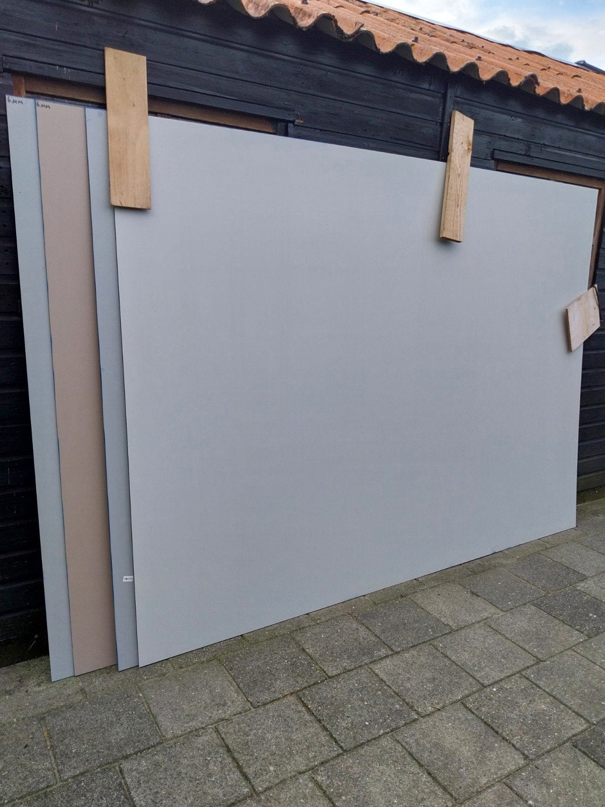 diverse trespa platen., Doe-het-zelf en Verbouw, Ophalen, Zo goed als nieuw, Overige materialen, Minder dan 20 mm