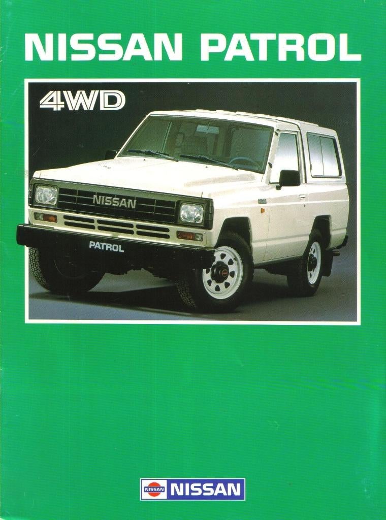 Folder Nissan Patrol 1986, Ophalen of Verzenden, Gelezen, Nissan