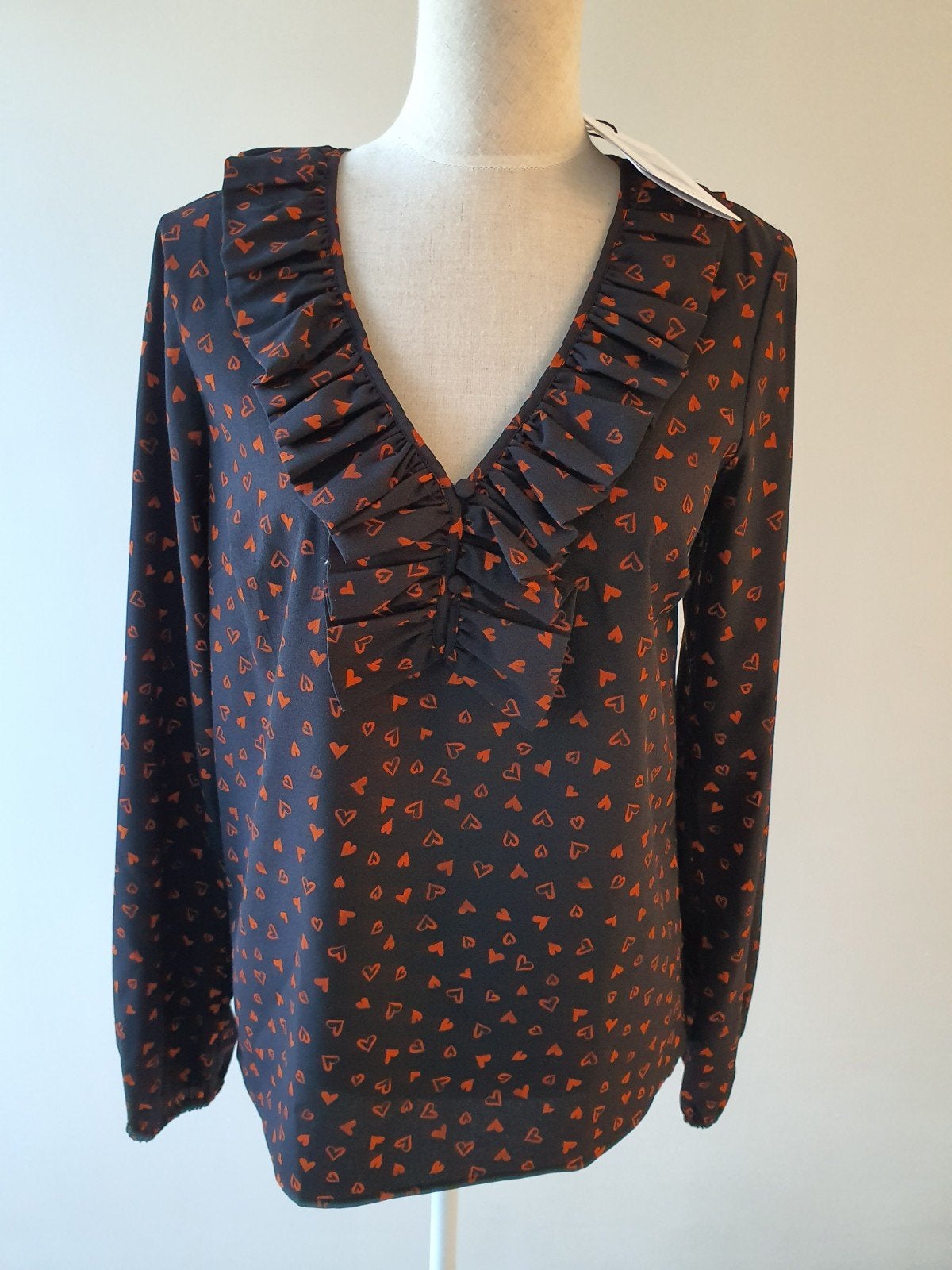 Nieuw! Mooie Nikkie top blouse maat XS 34 incl prijskaartje, Zwart, Nieuw, Ophalen of Verzenden, Nikkie