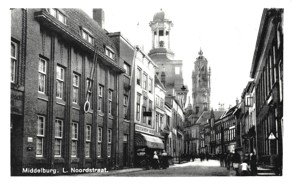 700733 Middelburg 1945 Zeeland Gelopen met postzegel