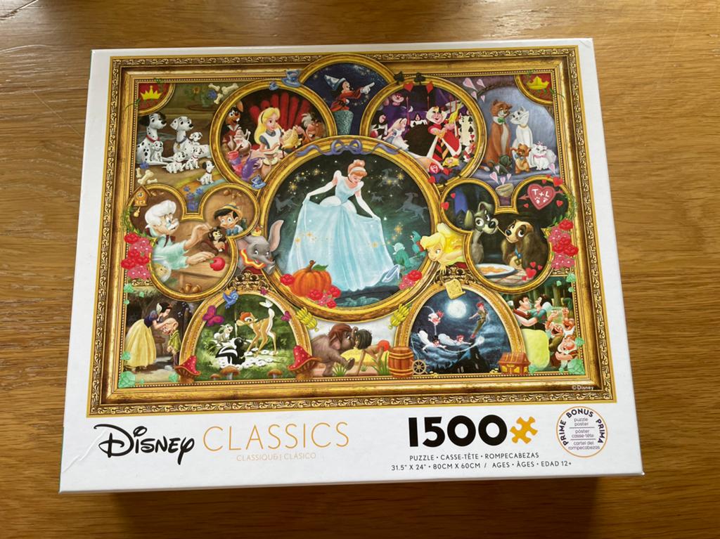 Disney puzzel ceaco 1500 stukjes compleet, Ophalen of Verzenden, 500 t/m 1500 stukjes, Zo goed als nieuw