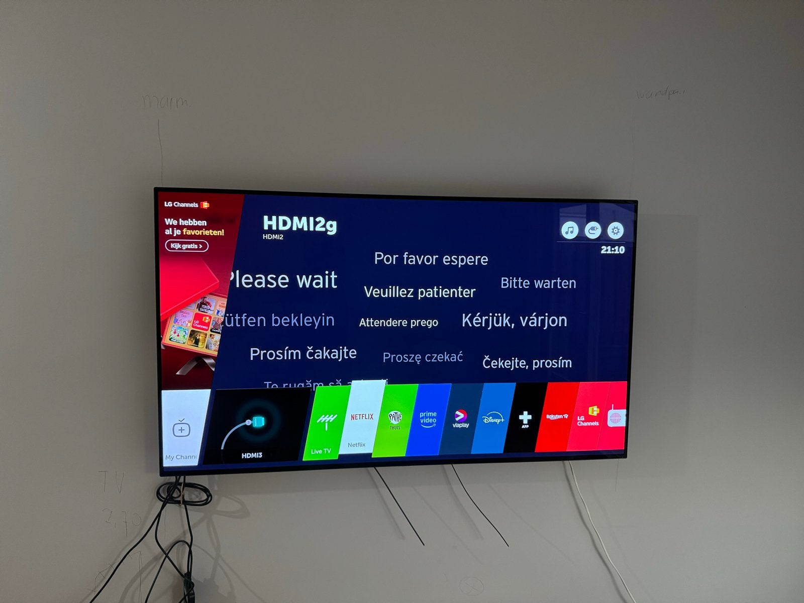 LG OLED55C7V 55 inch OLED Smart TV, Gebruikt, OLED, Ophalen of Verzenden, 100 Hz