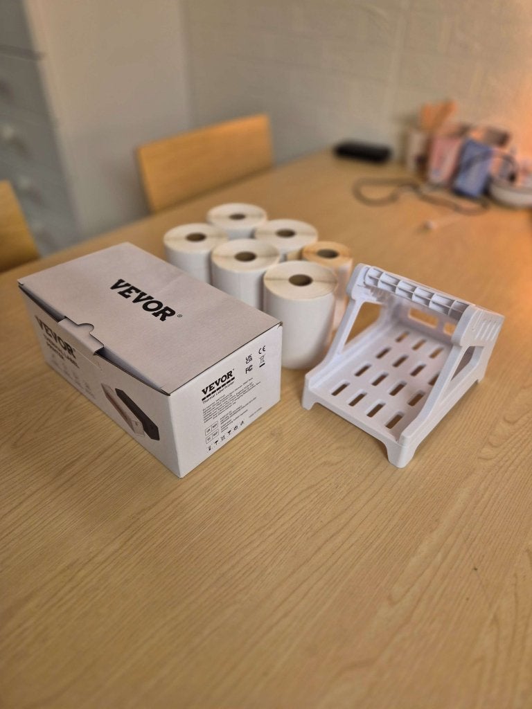 Vevor labelprinter Y486 met 6 rollen stickers, Vervor, Ophalen of Verzenden, Zo goed als nieuw, Klokkestraat 58, 2570 Duffel.