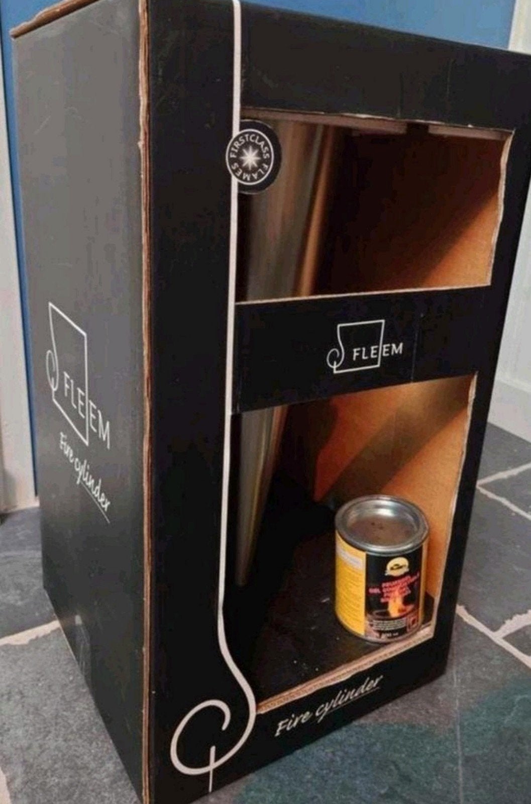RVS Fleem Sfeerhaarden Gel Vuurpot + pot brandgel, NIEUW!, Ophalen of Verzenden, Nieuw
