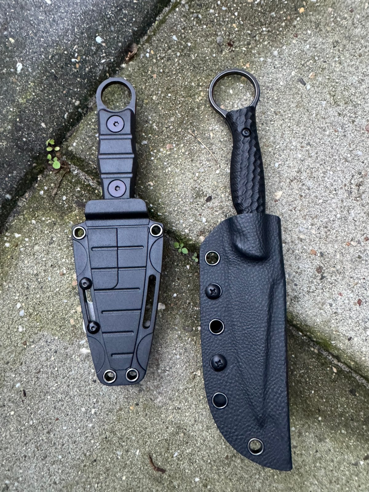 2x Outdoor survival zakmes mes bushcraft, Ophalen of Verzenden, Zo goed als nieuw
