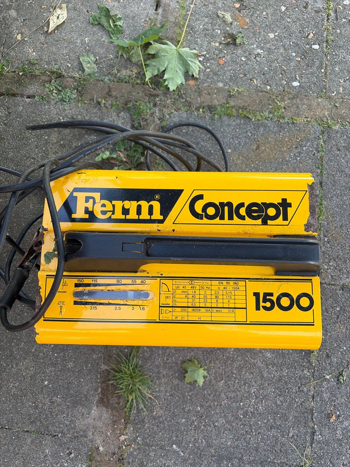 Ferm Concept 1500 Lasapparaat - Gebruikt, Ophalen, Gebruikt, Minder dan 150 ampère, Elektroden