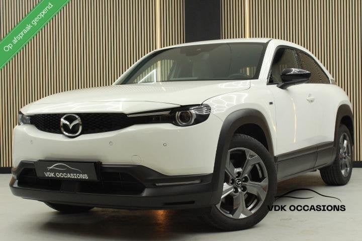 Mazda MX-30 e-SkyActiv EV 145 Exclusive-line 36 kWh|HUD|MEM, Auto's, Gebruikt, Wit, Automatische klimaatregeling, MX-30