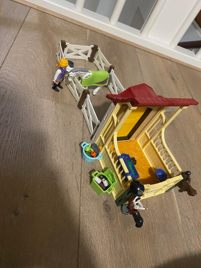 Playmobil paardenstal, Ophalen, Gebruikt, Complete set