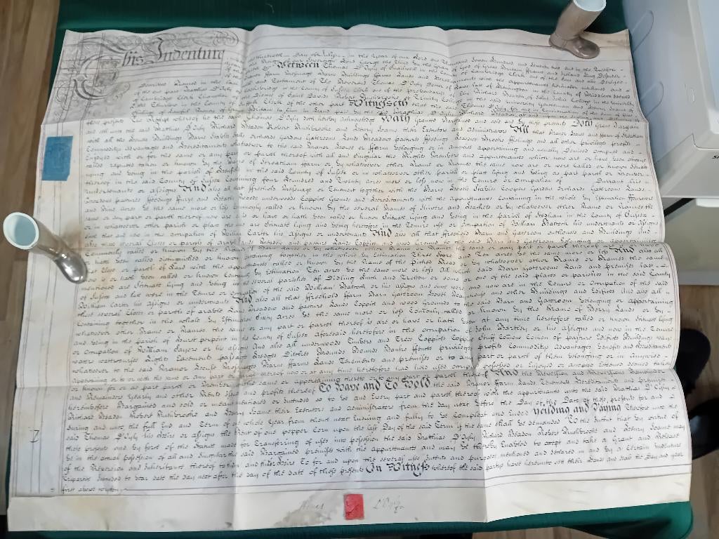 Oude Engelse akte nr 1., Ophalen of Verzenden