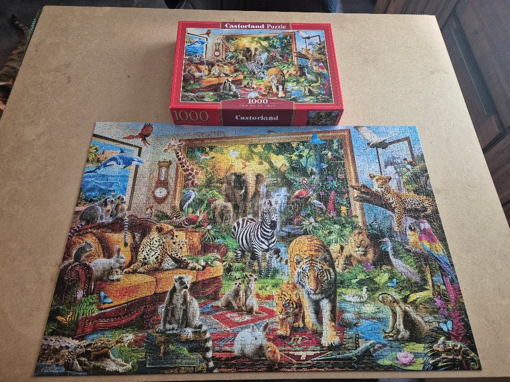 Castorland legpuzzel, Ophalen of Verzenden, 500 t/m 1500 stukjes, Gebruikt, Legpuzzel