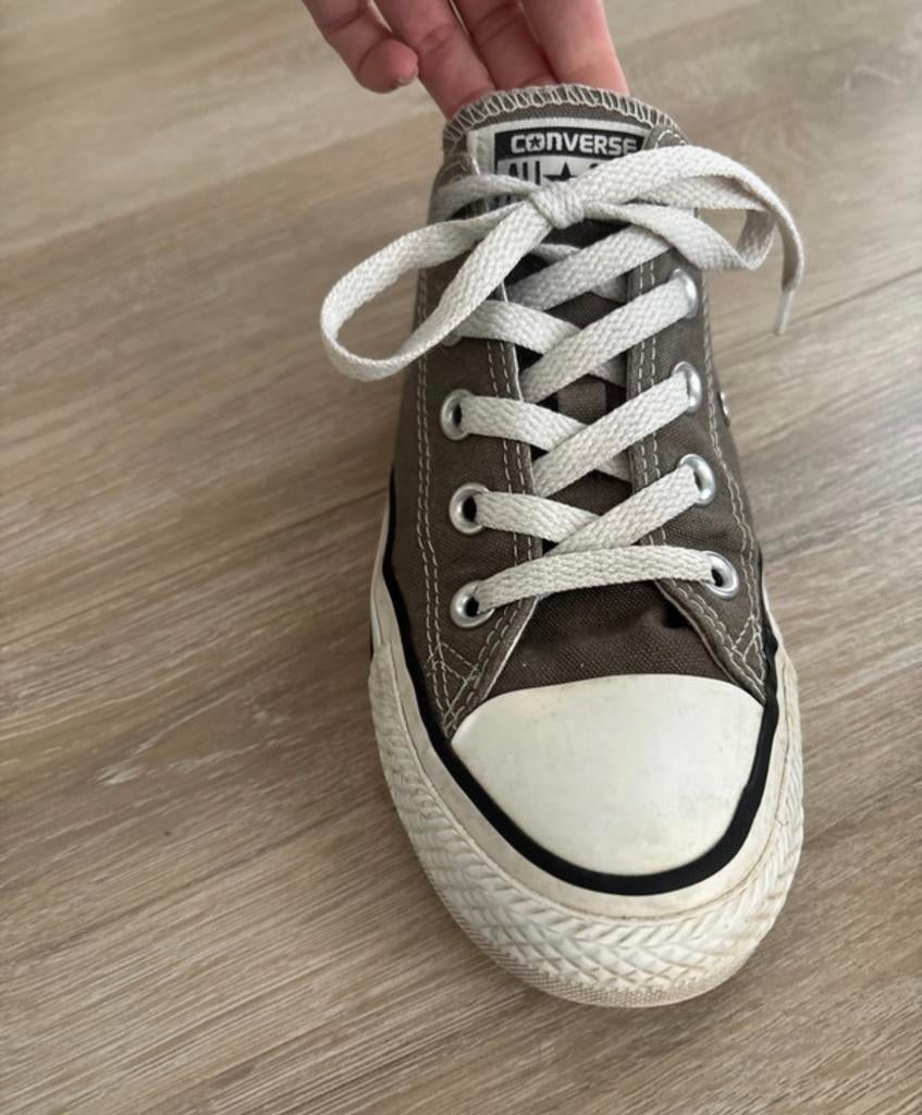 Converse All Stars grijs, Ophalen of Verzenden, Grijs, Sneakers of Gympen, Zo goed als nieuw