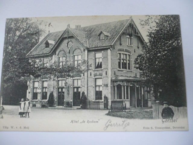 gorssel hotel de roskam gelopen ca. 1905, Verzamelen, Verzenden, Voor 1920, Gelopen, Overijssel