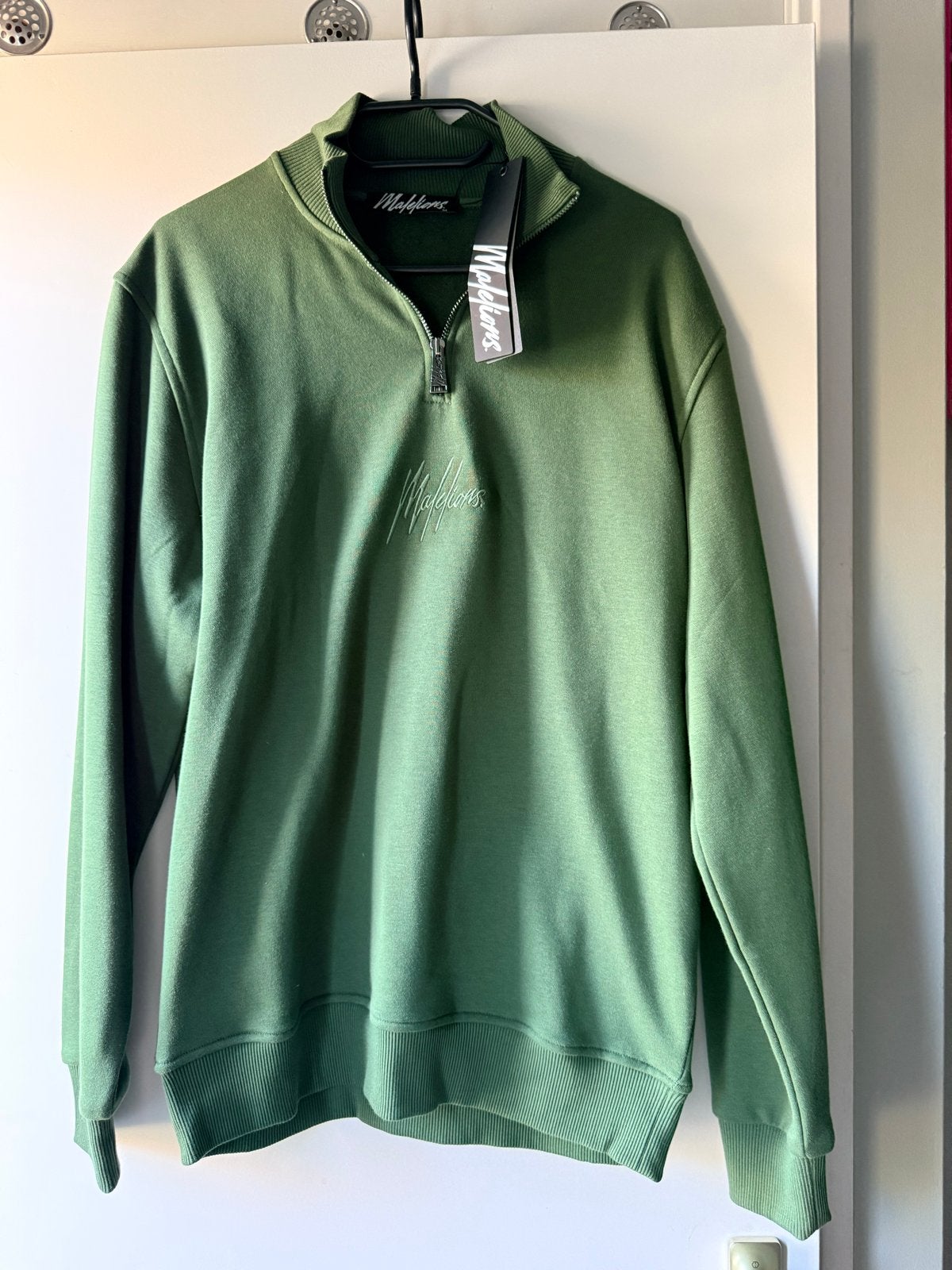 Malelions Heren Half Zip Trui - Nieuw met kaartjes, Ophalen of Verzenden, Nieuw, Maat 48/50 (M), Groen
