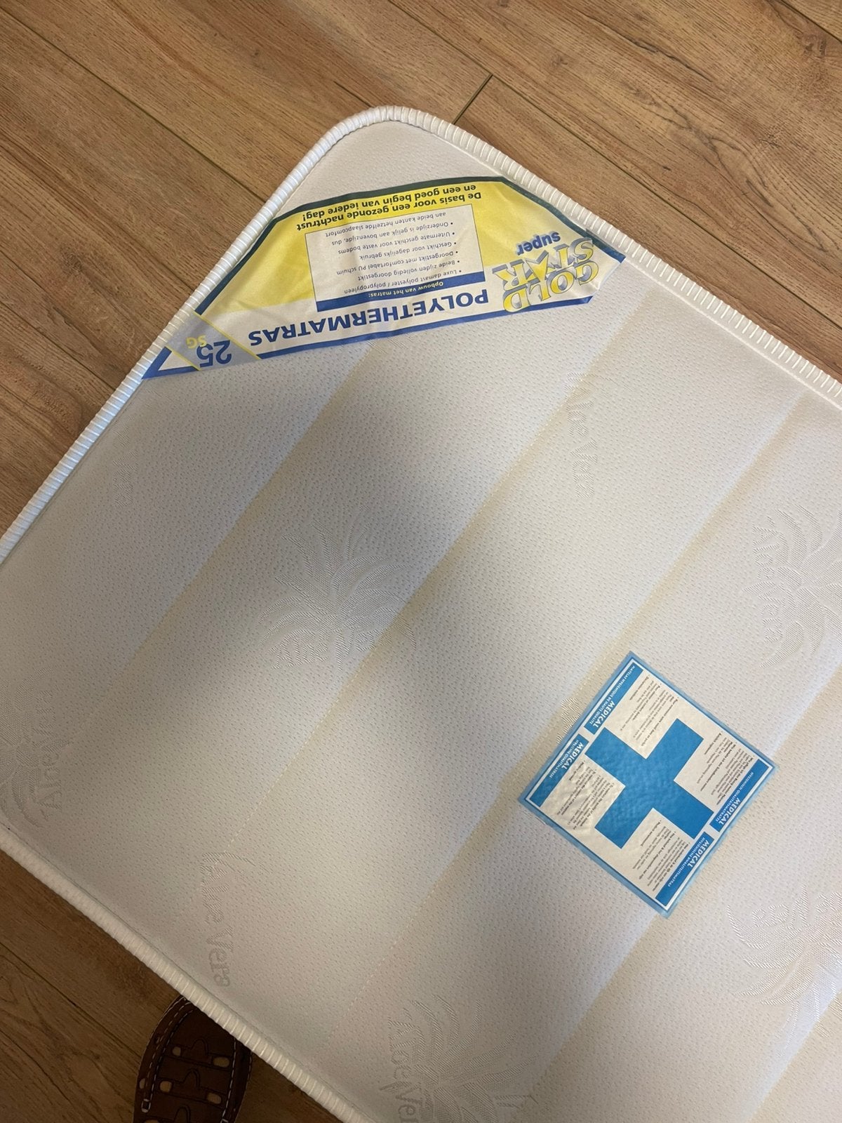 Matrasje 70 x 180 voor  kleuterbed, Ophalen, Nieuw, Eenpersoons, 190 cm of minder