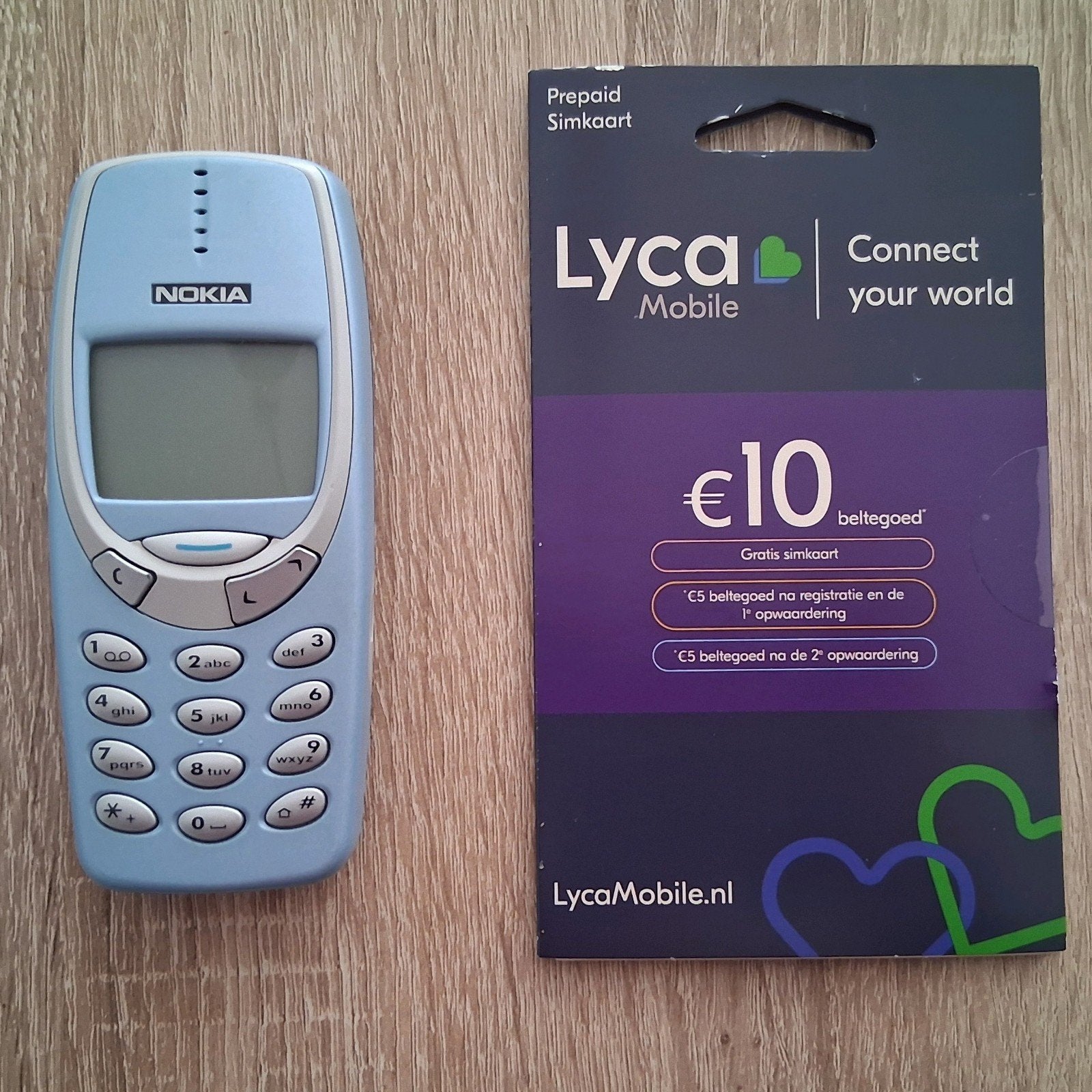 Nokia 3310 mobiele telefoon, Gebruikt, Blauw, Geen camera, Fysiek toetsenbord