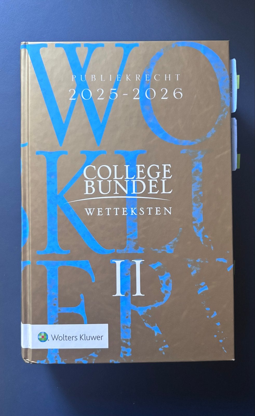 Collegebundel 2025/2026 Wolters Kluwer (met markeringen), Boeken, Studieboeken en Cursussen, Verzenden, Gamma, Gelezen, WO
