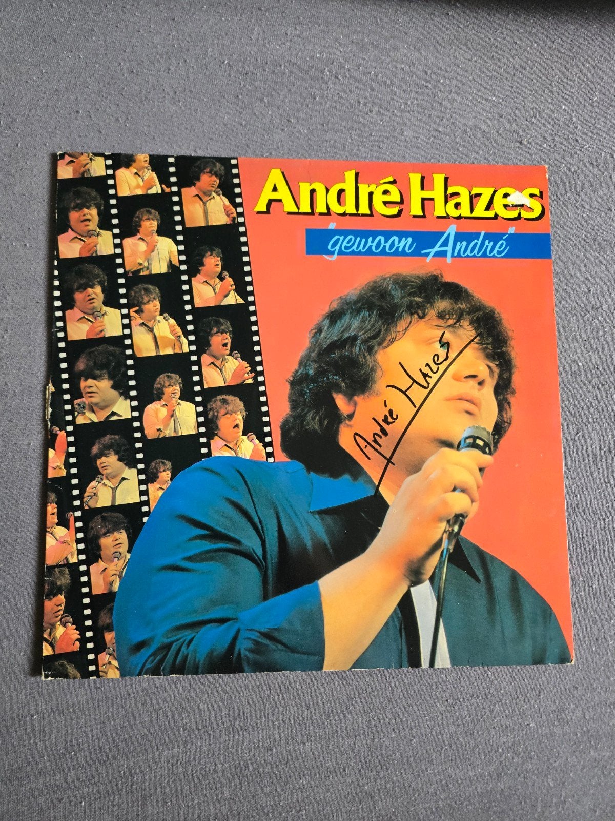 Andre Hazes GESIGNEERD, Ophalen of Verzenden, Zo goed als nieuw, Overige formaten, Levenslied of Smartlap