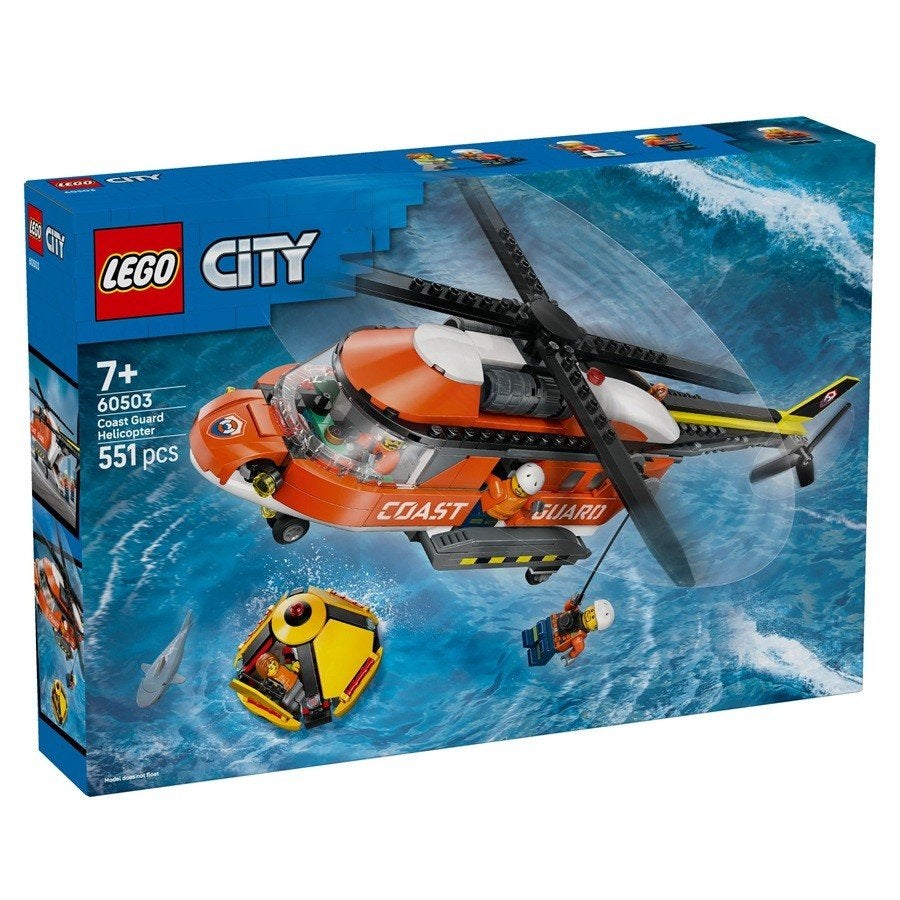 LEGO City 60503 Kustwacht Helikopter * ’t LEGOhuis *, Lego, Nieuw, Ophalen of Verzenden, X