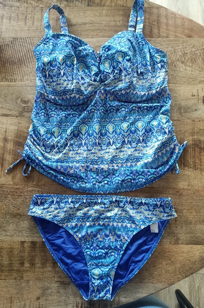 Prima donna tankini 80 G broek 40 Nieuw blauw turquoise 80G, Kleding | Dames, Blauw, Nieuw, Ophalen of Verzenden, Bikini