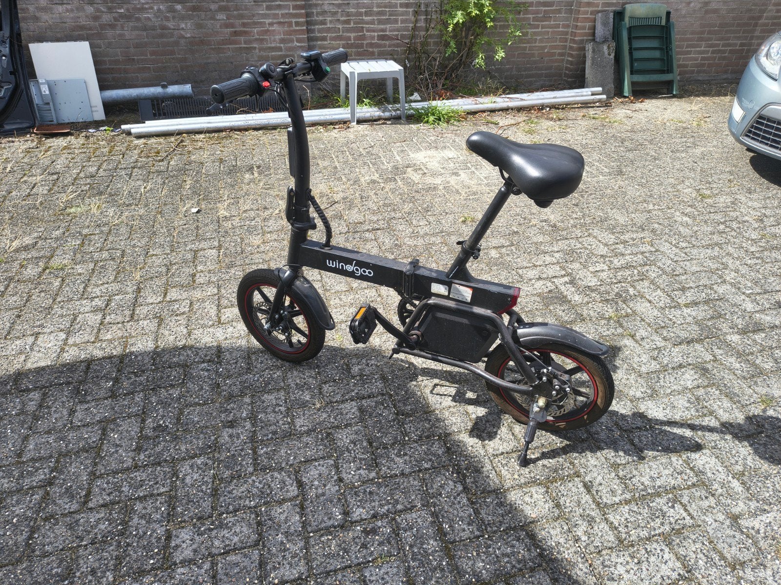 Windgoo B20 elektrische vouwfiets, Minder dan 30 km per accu, Gebruikt, Minder dan 47 cm, Ophalen