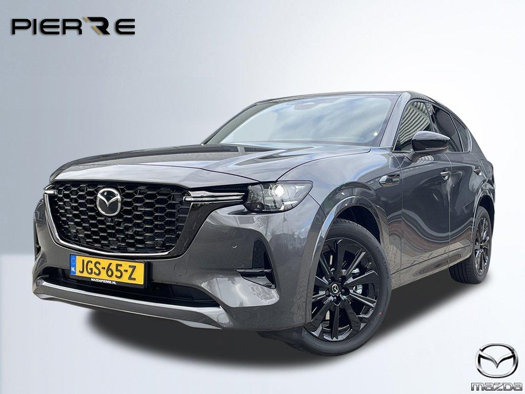 Mazda CX-60 2.5 e-SkyActiv PHEV Homura Business Edition Appl, Auto's, Mazda, Automaat, 12 maanden, 136 pk, Gebruikt