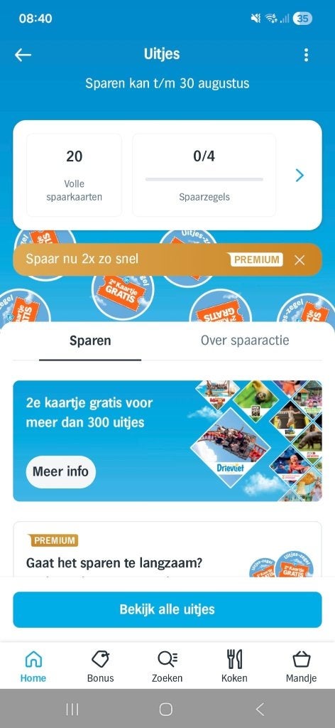 Ah uitjes zegels, Verzamelen, Supermarktacties, Albert Heijn, Ophalen