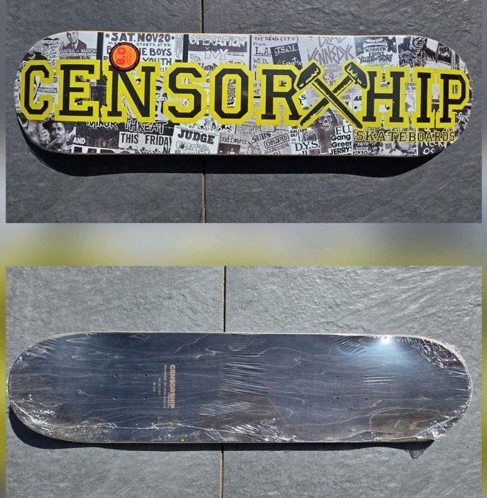 Nieuw CENSORSHIP Skateboard Deck - 8.0" x 31.5", Ophalen, Nieuw, Skateboard